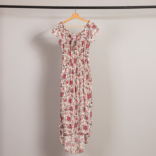 [E10165 Hanan morgan] Floral dress