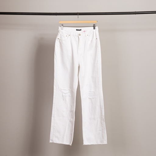 [E10138 hanan morgan] white jeans